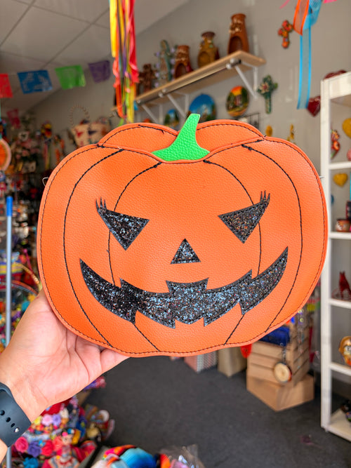 Double Sided pumpkin crossbody