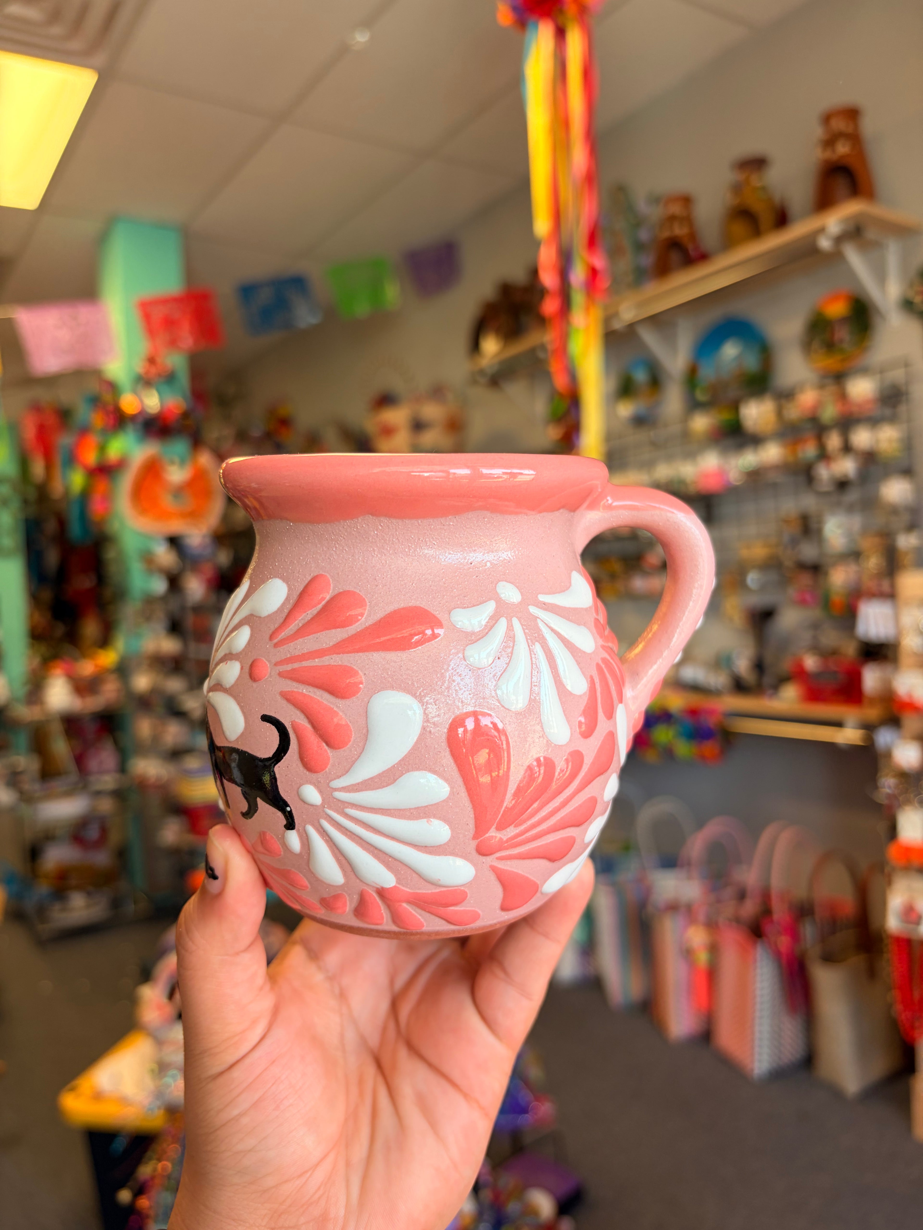 Pink ghostie mug