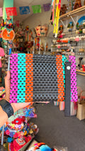 Retro colored Crossbody/Wristlet