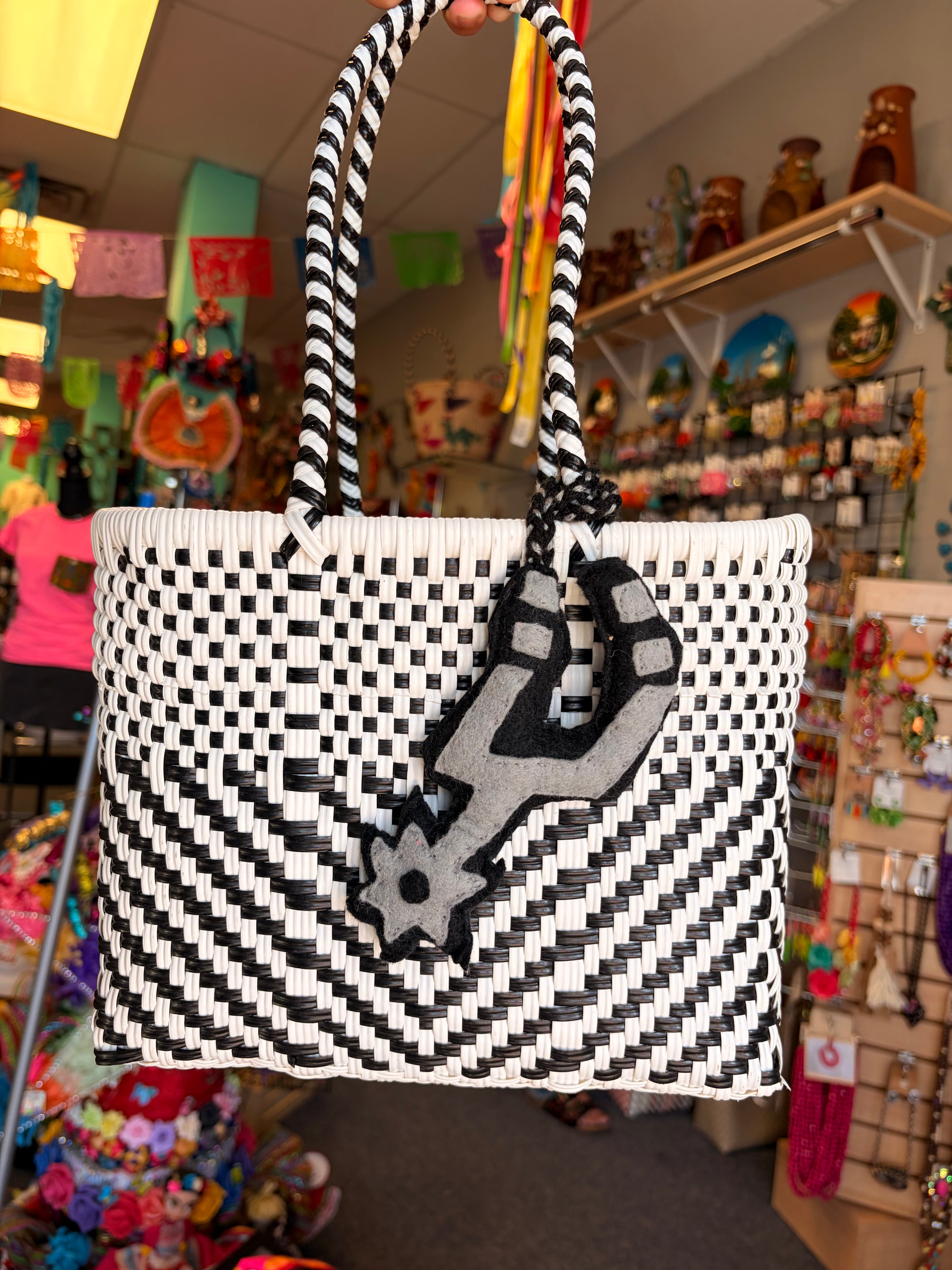 Spurs Charm Silver/Black